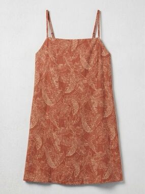 Tropical Linen Mini Dress